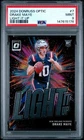 2024 Panini Donruss Optic Light It Up #7 Drake Maye PSA 9 Rookie NE Patriots RC