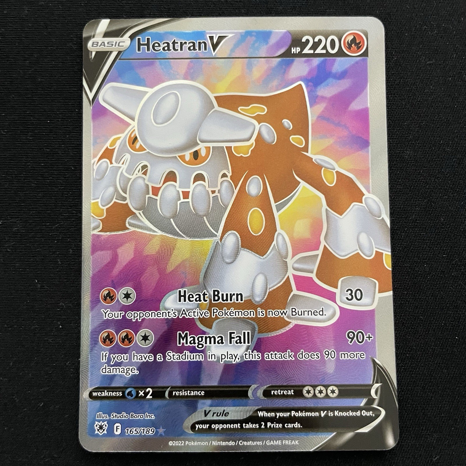 Heatran V 165/189 - Sword & Shield Astral Radiance - Pokemon TCG