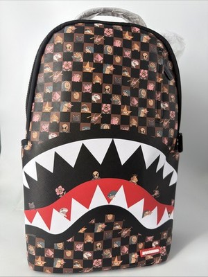 sprayground backpack limited edition B8768 $110.00 Brown Leather Size 17x6x12 In