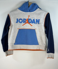 Air Jordan Hoodie Pullover Sweatshirt Boys Sz Large L Youth Kids Fleece Summer