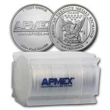 1 oz Silver Round .999 Fine (Lot of 20) - APMEX Rounds