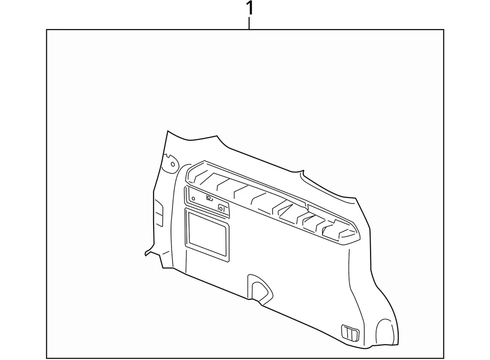 2005-2008 CHEVROLET SATURN UPLANDER РЕЛЕ ПАНЕЛИ ASM ТЕЛА SI RR TR GR 15915901 - Изображение 3 из 3
