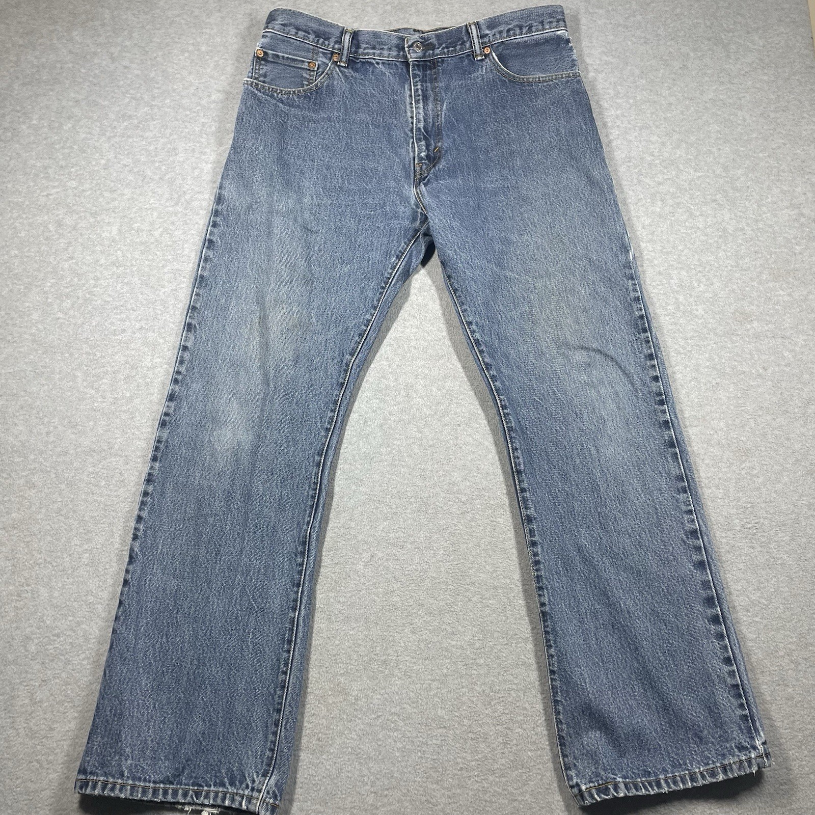 Levis 517 bootcut jeans men's 38x34 (fits 36x31.5) blue medium wash denim cowboy