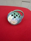 Roseville Cosmos Blue 1939 Vintage Art Deco Pottery Ceramic Flower Frog 39