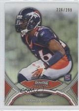 2011 Bowman Sterling Refractor 226/299 Rahim Moore #46 0t6