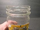 Vintage 1950's Hellmann's Mayonnaise Clear Glass Jar A Full Pint Screw Top — photo 10