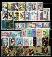 Belgium Semi-postal stamps lot,  1965-1967, Unused