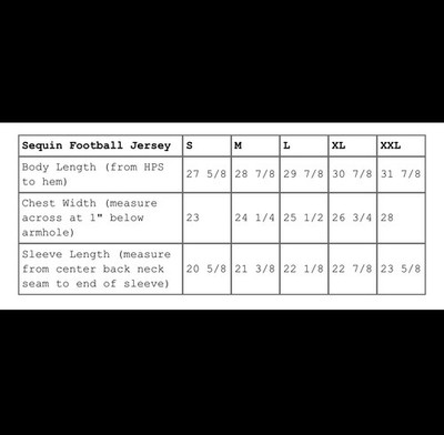 Supreme Sequin Football Jersey Black Size XL Brand New In