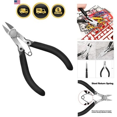 Precision Flush Cutters Wire Snips for Model Electronics Jewelry Making