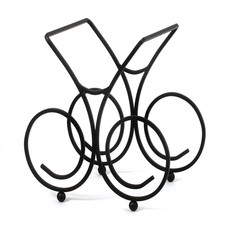 Spectrum Diversified Bordeaux Wine Rack 3-Bottle Wine Holder Bar Countertop