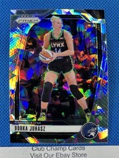 2024 #123 Dorka Juhasz Panini Prizm WNBA Cracked Ice Prizm Lynx