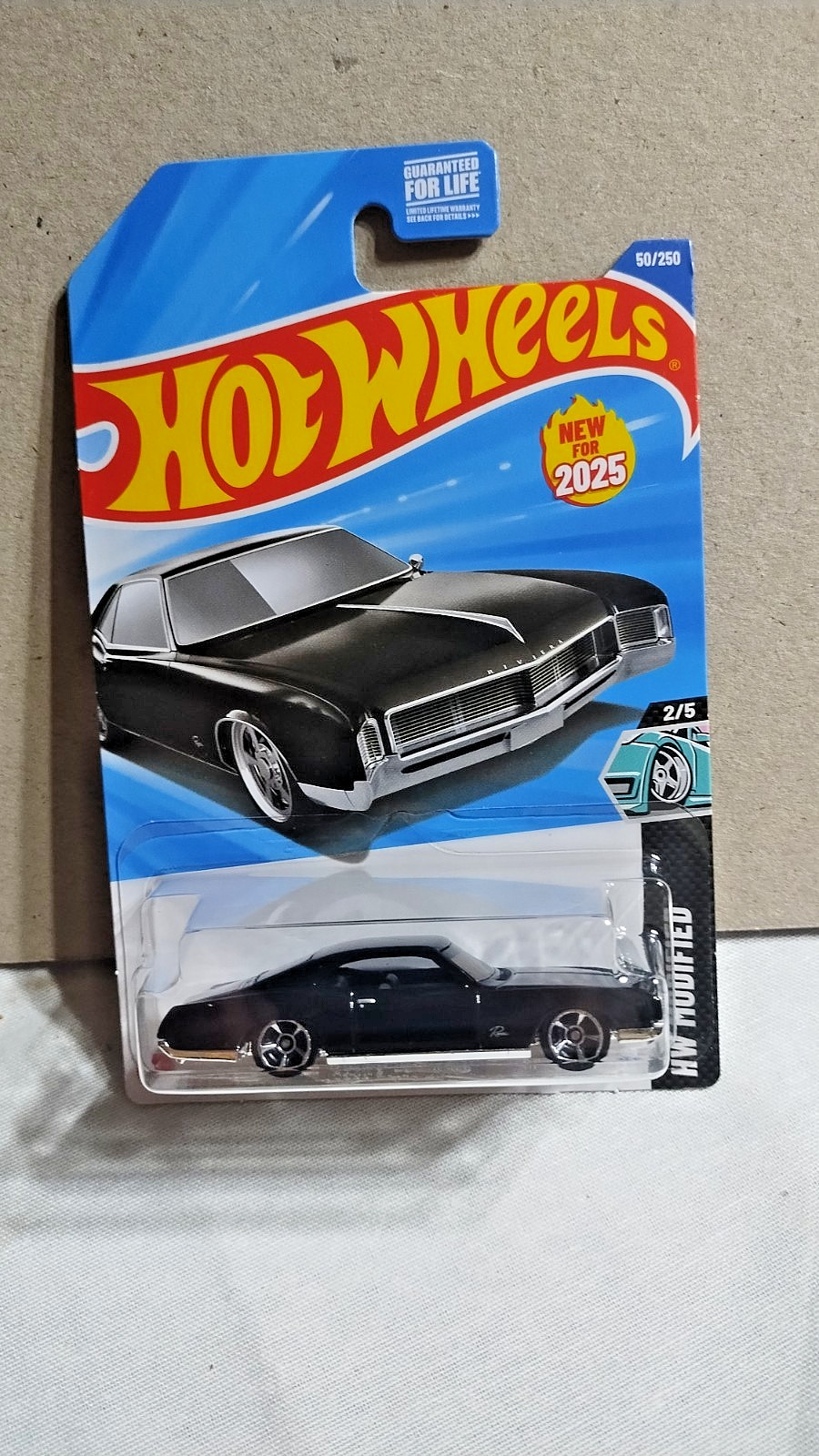 2025 Hot Wheels 66' Buick Riviera HW Modified Series #2/5 Black Diecast Must See
