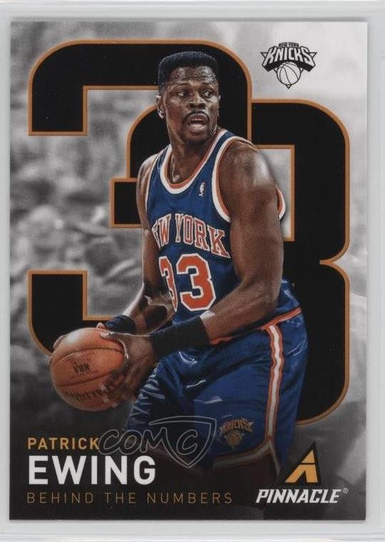 2013-14 Panini Pinnacle Behind The Numbers Patrick Ewing #16 HOF g9z