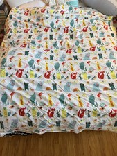 Queen Animal Print Kids Bedding Set Multicolor Duvet Cover Pillowcases