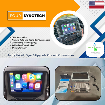 #ad #ad ✅ 2013 2016 FORD F 250 F 350 Sync 2 to 3 CarPlay Android Auto Upgrade Kit OEM $540.00