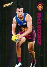 2022 BRISBANE LIONS AFL Card HUGH MCCLUGGAGE Footy Stars Prestige