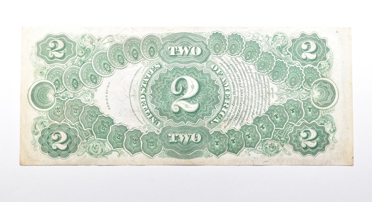 1917 $2 United States Legal Tender Red Seal Horse Blanket 1917 $2 United States Legal Tender Red Seal Horse Blanket