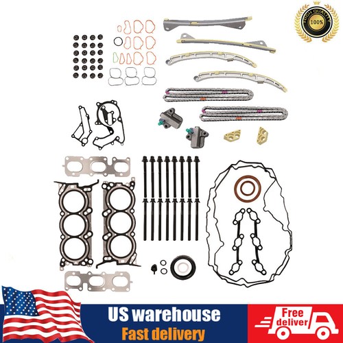 Head Gasket Bolt Set Timing Chain Fit Sorento/Sedona Hyundai Kia 3.3L V6 12-17