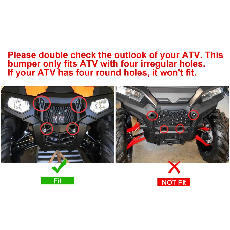 Front Brush Guard Brushguard For Polaris Sportsman 1000 850 550 Replaces 2878709 - Image 2 of 4