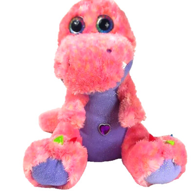 Wild Republic T-Rex Pink Dinosaur 13'' Plush Stuffed Animal Pink Purple