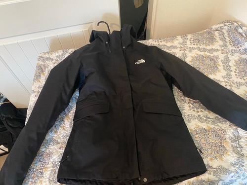 the north face womens coat black | eBay