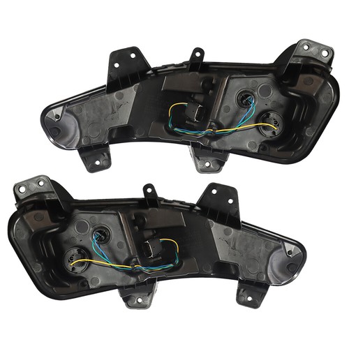 Luces de señal de giro de parachoques diestro y derecho para Chevy Malibu 2019-2022 con faro antiniebla LED DRL - Imagen 6 de 12