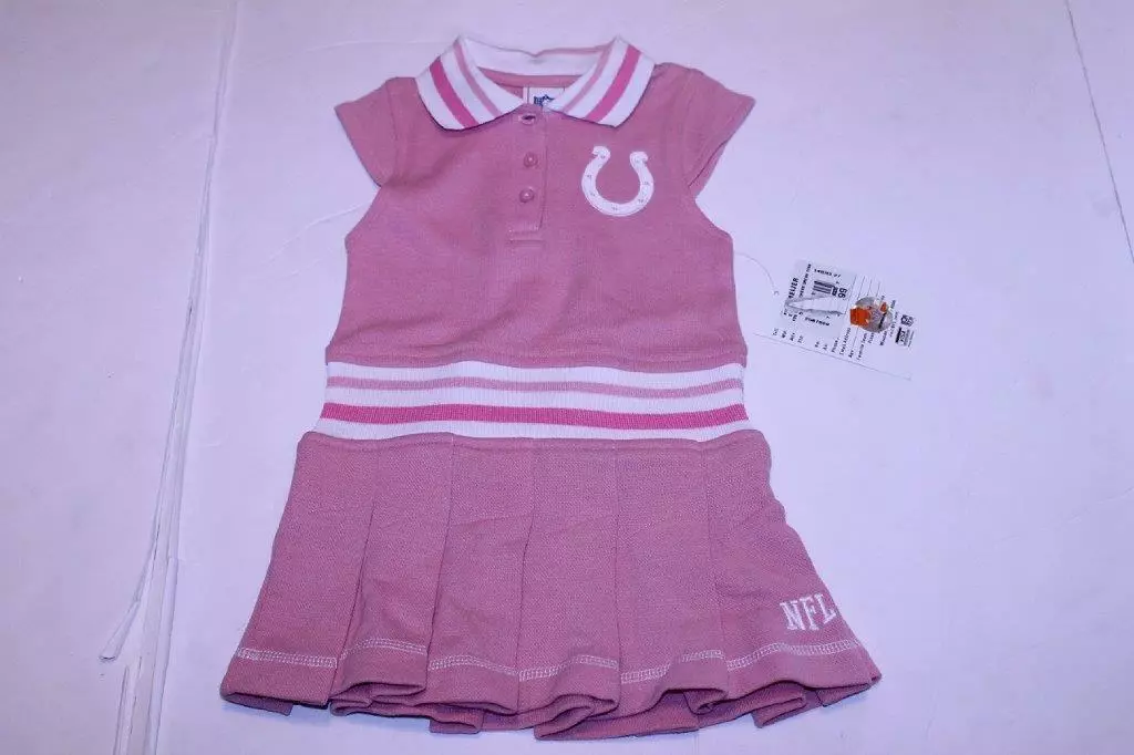 Pink toddler top colts jersey