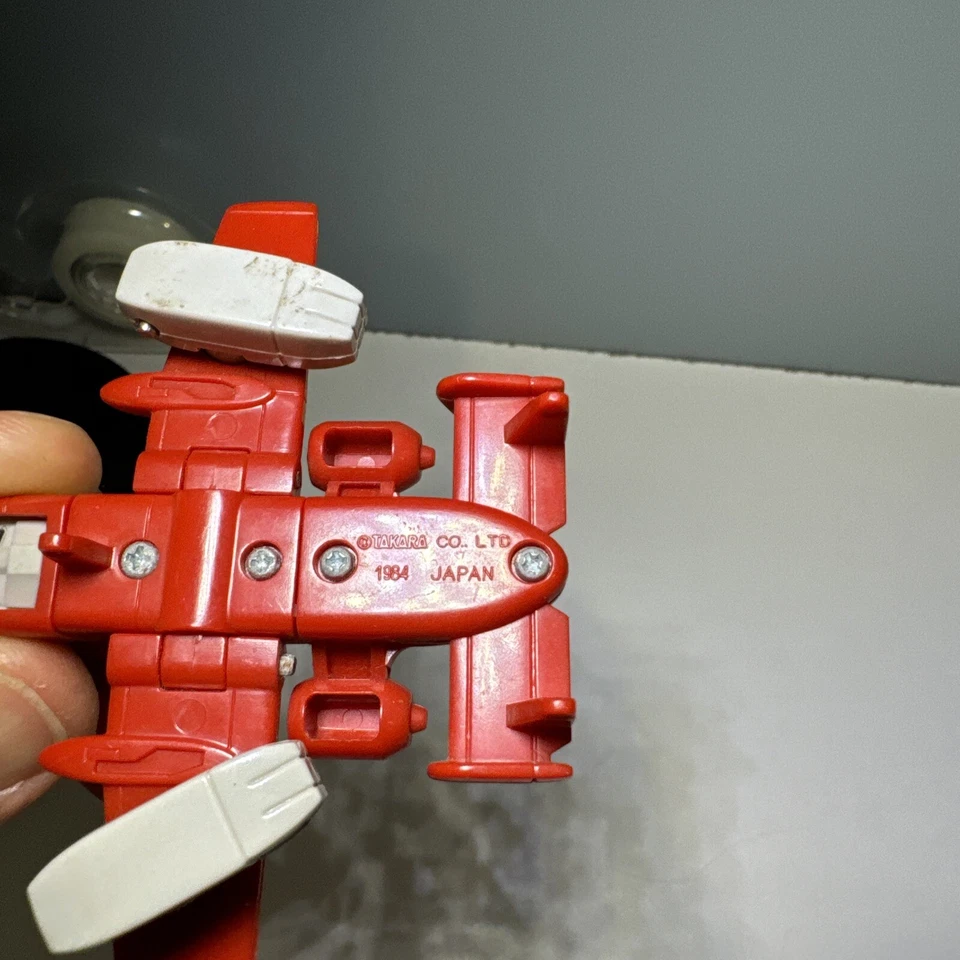 Vintage 1984 G1 Transformers POWERGLIDE Red Hasbro Minibot Japan Takara Complete - Image 4 of 4
