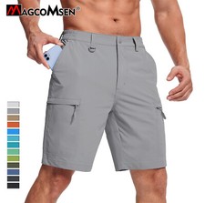 Men's Hiking Outdoor Shorts Cargo Quick Dry Ripstop Fishing Travel Nylon Shorts