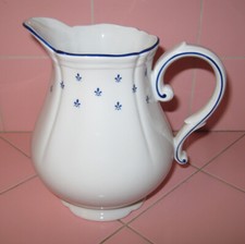 Brocca lattiera Richard Ginori blu reale 26 oz fiori Made in Italy