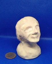 "Lyrical Poet" - Original Clay sculpture. Hand made and glazed.