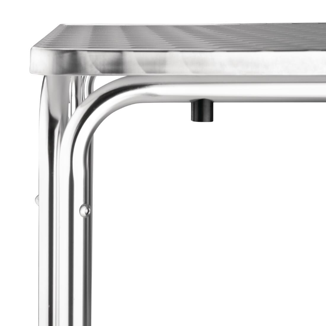 Square Stacking Aluminium Table, Bistro Tables, Cafe Table, Beer Garden
