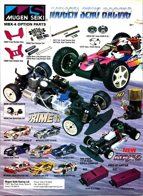 Mugen Prime 12 MRX-2 Print Ad Wall Art Decor IFMAR World Champ