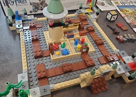 LEGO 3862 HARRY POTTER HOGWARTS BOARD GAME COMPLETE W BOX MANUAL MINI FIGS