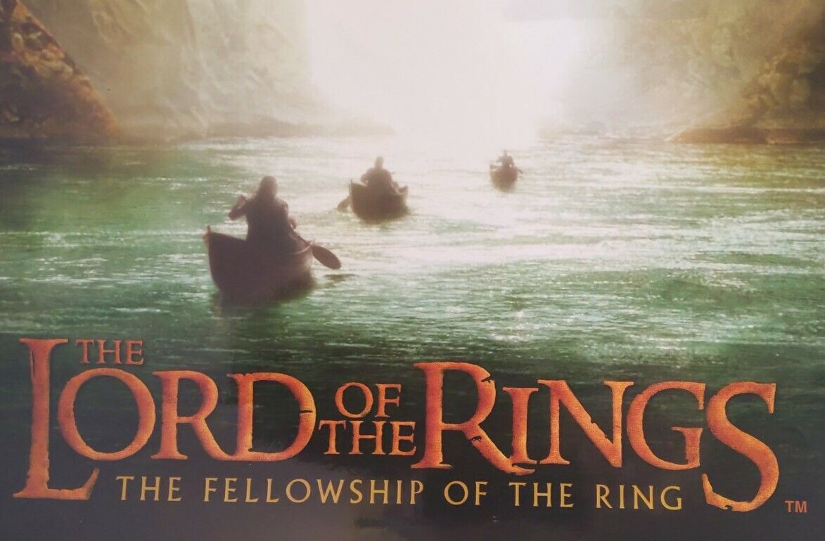  LORD OF THE RINGS FELLOWSHIP OF THE RING MOVIE POSTER 1 Sided  ORIGINAL FINAL 27x40: Prints: Posters & Prints