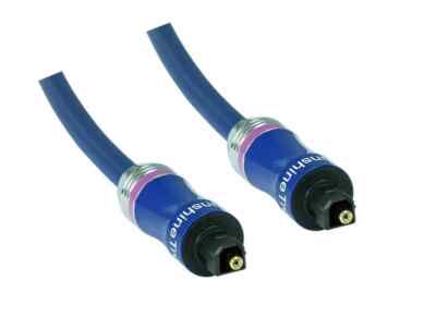 SunshineTronic Optisches Digital Kabel Toslink + Winkelstecker(Option) bis 10m