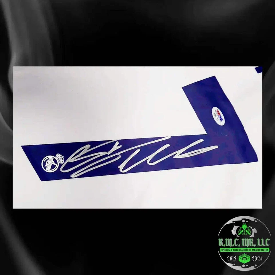 *FIFA CRISTIANO RONALDO CR7 SIGNED AUTOGRAPHED LA LIGA BLUE & WHITE JERSEY W/ PS - Image 2 of 4