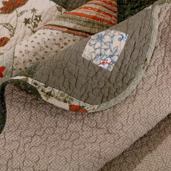 УЮТНЫЙ ПЭЧВОРК БРЕВЕНЧАТАЯ ХИЖИНА ФОЛЬКЛОРНЫЙ ДОМИК КОРИЧНЕВЫЙ КРАСНЫЙ КЛЕТЧАТЫЙ ВЕСТЕРН КАНТРИ НАБОР ОДЕЯЛ - Изображение 2 из 3