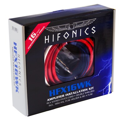 Hifonics HFX16WK Kabelset Komplettmontagesatz 16mm²