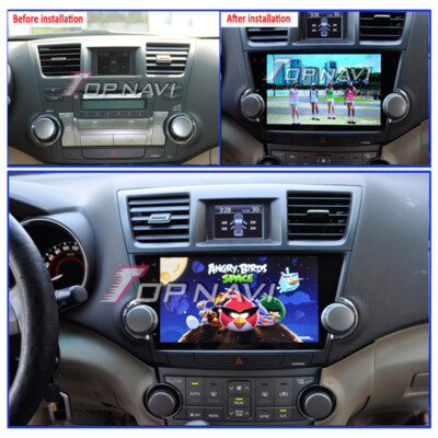 For Toyota Highlander 2009-2014 Android Unit Car Stereo Radio GPS Navi 4G RDS BT