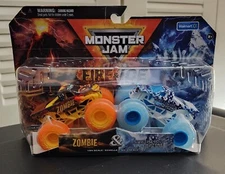 2024 Fire & Ice Zombie & Northern Nightmare Monster Truck 1:64