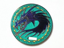 Dragon Tails - Deep Sea - Black Nickel Finish - New Unactivated Geocoin