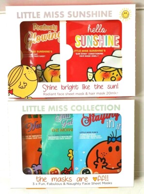 Little Miss Lakenmaske Sammlung Geschenksets - Gesichtslaken & Gesichts- & Haarmaske 