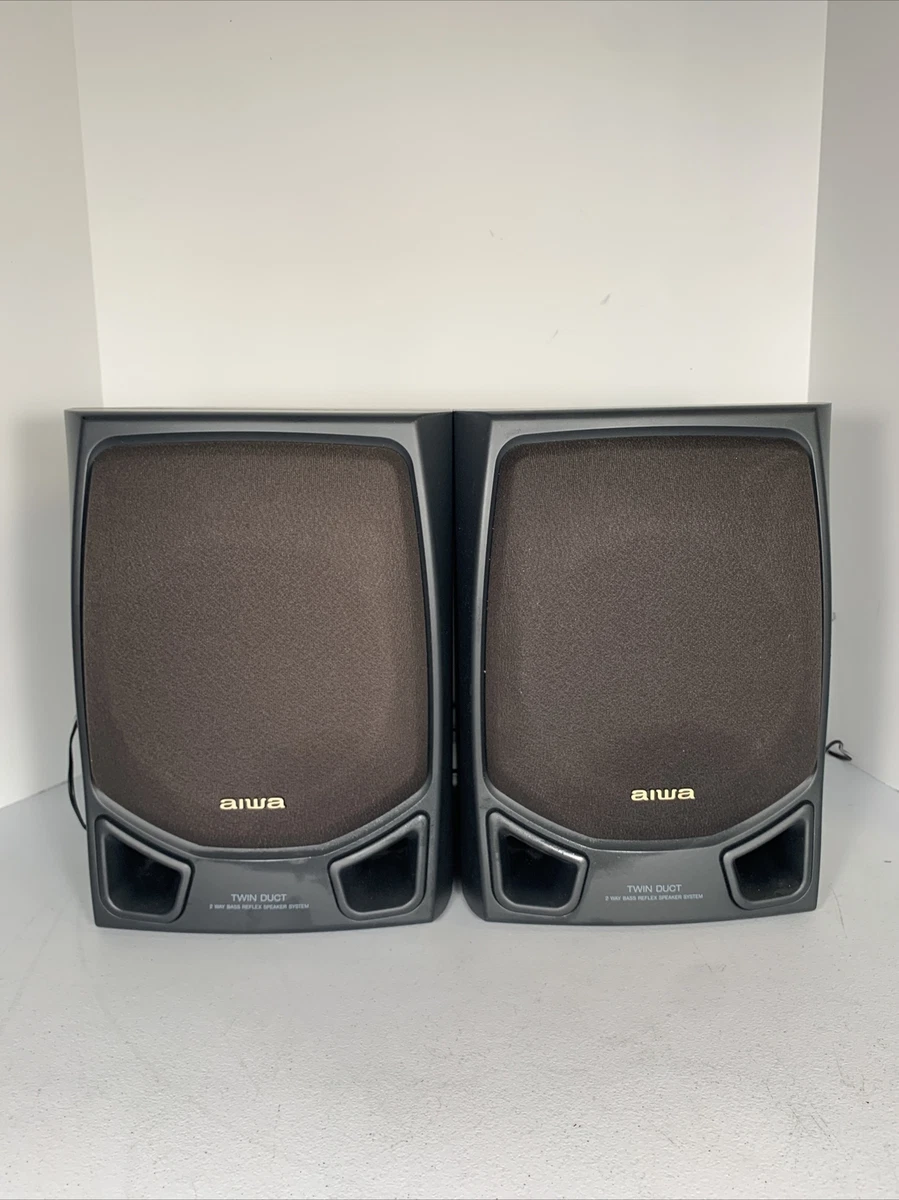 Aiwa twin store duct speakers