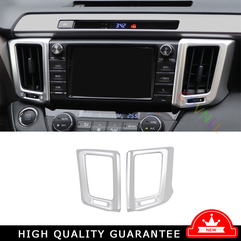 Central Console Air Outlet Vent Trim Fit For Toyota RAV4 2013-2018