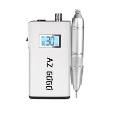 Professional Nail Drill Machine, AZ GOGO 30000RPM Cordless Portable... Fast Ship
