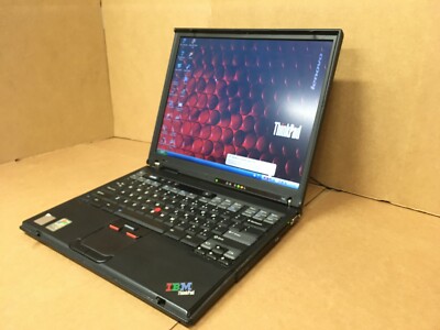 IBM THINKPAD T41 Vintage Laptop 1.60GHz 512MB RAM 80GB HDD WINDOWS