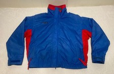 VTG Columbia Bugaboo Mens XL 3-in-1 Storm Jacket Coat Fleece Liner Teal Red Blue