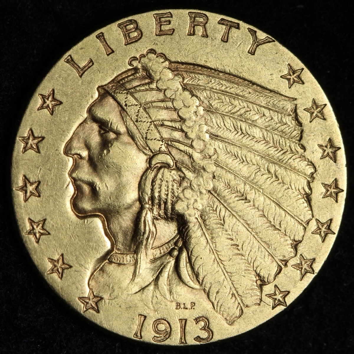 1913 Gold $2.50 Dollar Quarter Eagle CHOICE AU++ E231 T | eBay