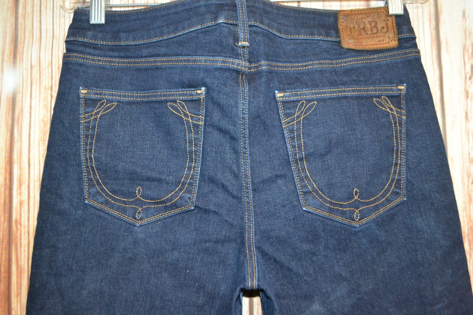 True Religion Women's Halle Skinny No Pocket Flaps Blue Denim Jeans Sz 31x29 thumbnail 7